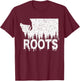 Washington Roots T-Shirt - T-Shirt | Maroon