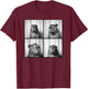 Capybara Capy Photobooth Picture Quirky Funny Odd Animal T-Shirt - T-Shirt | Maroon