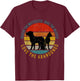 Rescue Save Love - Animal Rescue vintage Design gift T-Shirt - T-Shirt | Maroon