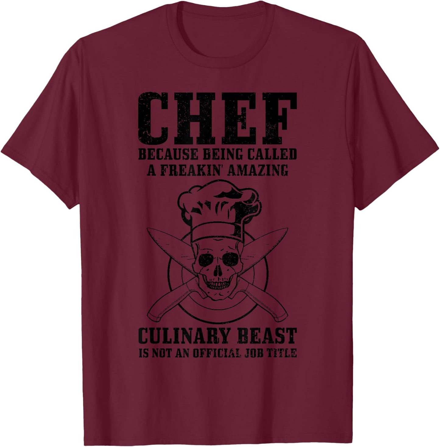 Funny Cooking Gift T-Shirt - T-Shirt | Maroon