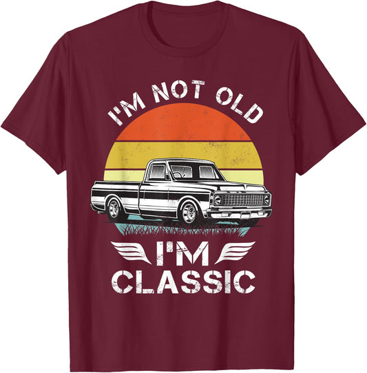 1970 Chevys C10 T-Shirt - T-Shirt | Maroon