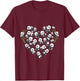 Panda Bear Lover Heart Cute Panda Gifts for Girl Kids Women T-Shirt - T-Shirt | Maroon