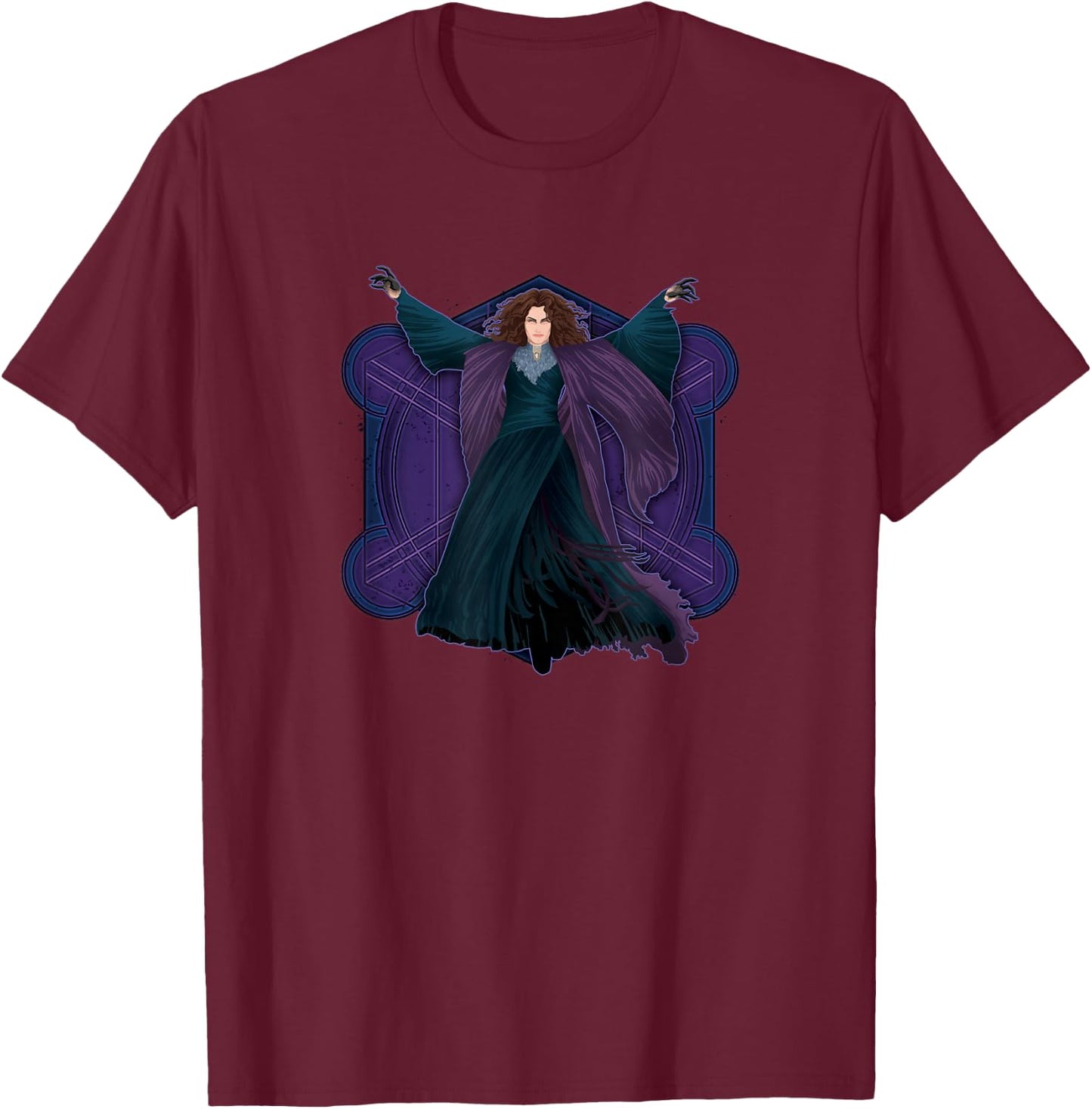 Marvel WandaVision Agatha Harkness The Witch T-Shirt - T-Shirt | Maroon
