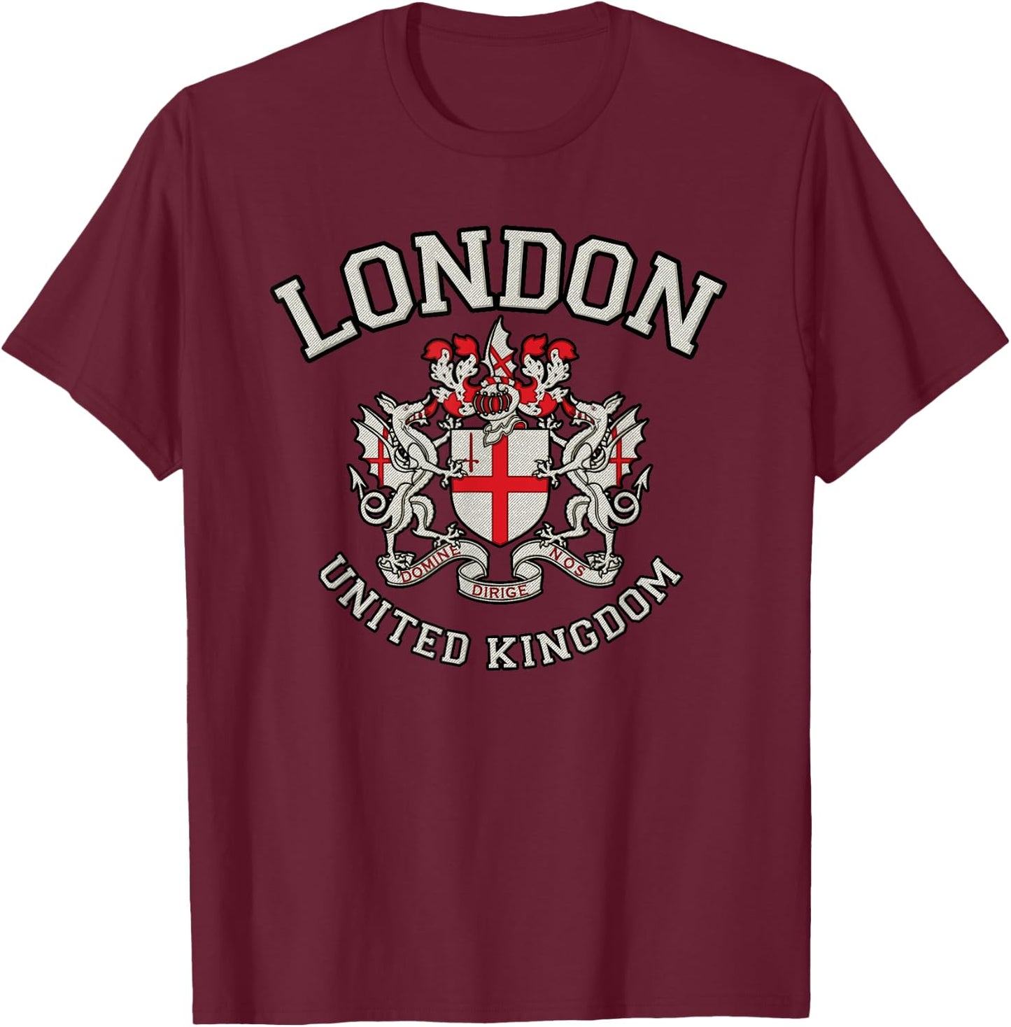 London City Coat of Arms T-Shirt - T-Shirt | Maroon