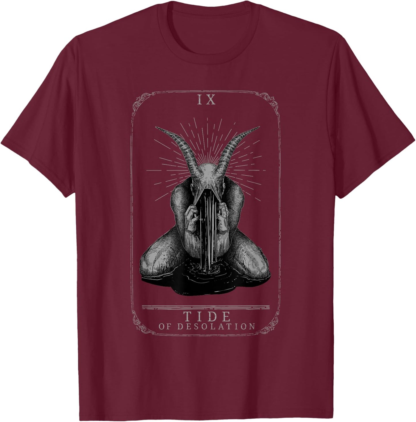 Hunt: Showdown Tide of Desolation T-Shirt - T-Shirt | Maroon