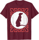 Mongoose Lover Vintage Retro Style Animal T-Shirt - T-Shirt | Maroon