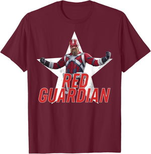 Marvel Black Widow Red Guardian Portrait T-Shirt - T-Shirt | Maroon