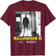 Halloween 2 Michael Myers Doorway Portrait Poster T-Shirt - T-Shirt | Maroon