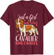 Kids Cavalier King Charles Gift T-Shirt - T-Shirt | Maroon