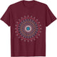 Spiritual Yoga Mandala T-Shirt - T-Shirt | Maroon