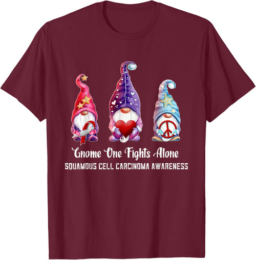 Gnome One Fights Alone Squamous Cell Carcinoma Awareness
