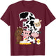 3rd Birthday Farm Theme Birthday Gift 3 Years Old Toddler Kids T-Shirt - T-Shirt | Maroon