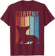 Cute Retro Chiweenie Silhouette Gift design for Chiweenies T-Shirt - T-Shirt | Maroon