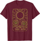 The Sun Tarot Card Sun Moon T-Shirt - T-Shirt | Maroon