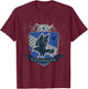 Harry Potter Ravenclaw Quidditch Shield T-Shirt - T-Shirt | Maroon