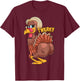 Funny Twerky Dance Cute Love Twerk Dancing Thanksgiving Gift T-Shirt - T-Shirt | Maroon