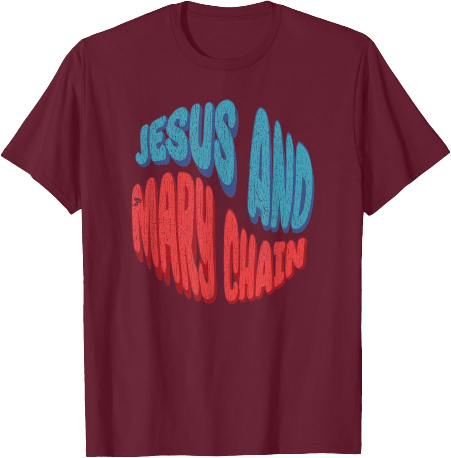 Vintage Jesus And Mary Chain T-Shirt - T-Shirt | Maroon