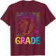 7th Grade Typography Team Seventh Grade Back To School Kids T-Shirt - T-Shirt | Maroon