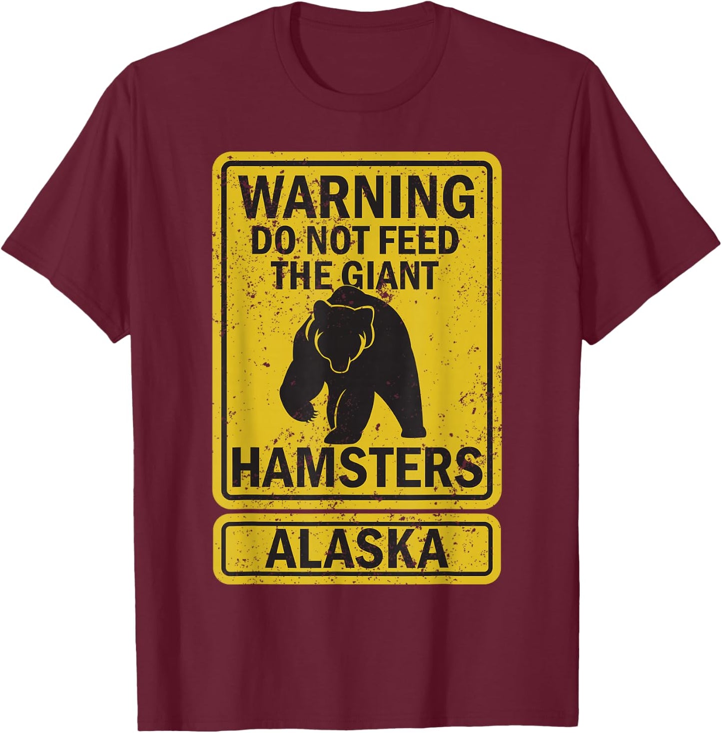 Funny Alaska Grizzly Brown Kodiak Bear Gift Women T-Shirt - T-Shirt | Maroon