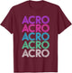 Retro Vintage Acro Dance Gift Women or Girls T-Shirt - T-Shirt | Maroon