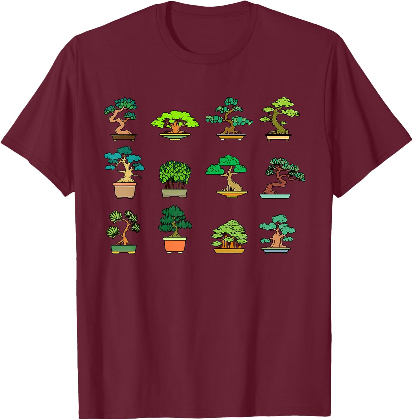 Funny Bonsai Tree Whisperer Japanese Gardening Zen Gifts T-Shirt - T-Shirt | Maroon