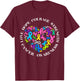 All Cancer Matters Awareness Fight All Cancer Ribbon Support T-Shirt - T-Shirt | Maroon