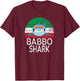 Babbo Shark Italian Dad Funny T-Shirt - T-Shirt | Maroon