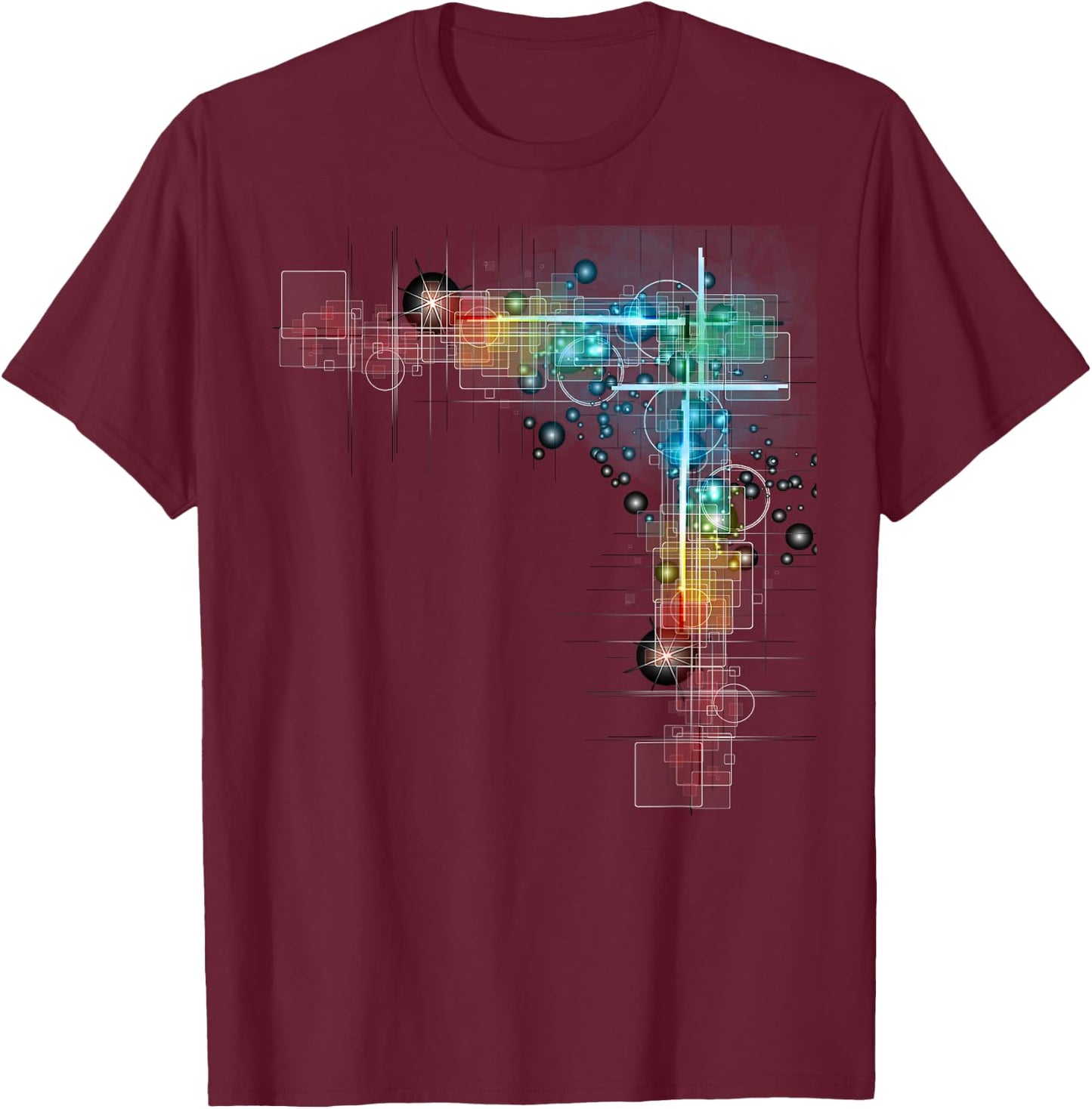 Computer Circuit Engineer Gifts - Computer Nerd T-Shirt - T-Shirt | Maroon