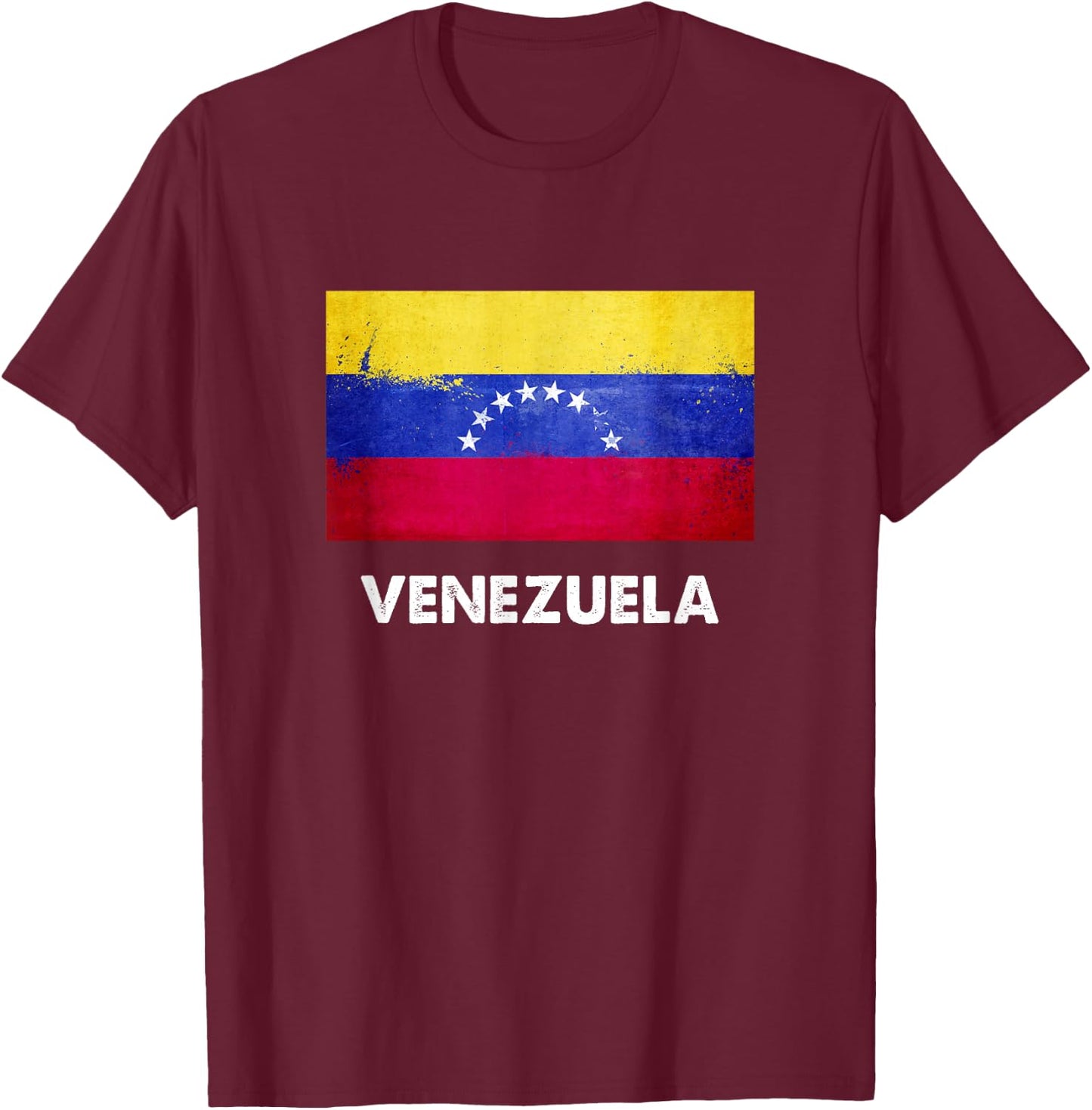 Venezuela Flag Jersey | Venezuela T-Shirt - T-Shirt | Maroon