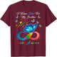 I Wear Blue For My Brother Autism Awareness Gifts T-Shirt - T-Shirt | Maroon
