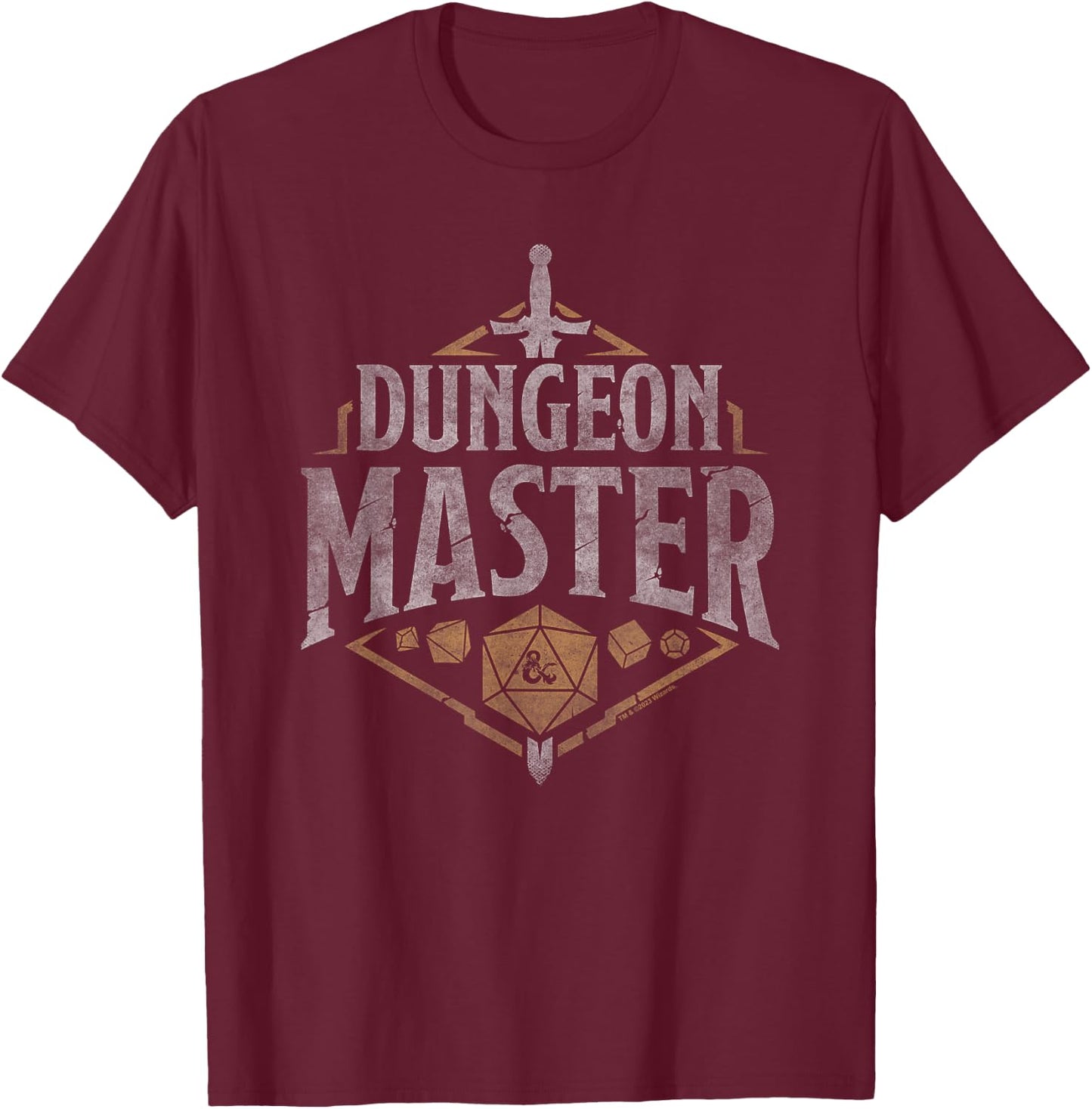 Dungeons & Dragons Dungeon Master T-Shirt - T-Shirt | Maroon