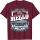 It's A MELLO Thing You Wouldn't Understand Name Vintage T-Shirt - T-Shirt | Maroon