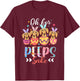 Oh For Peeps Sake Funny Easter Dachshund Bunny Ear Egg T-Shirt - T-Shirt | Maroon