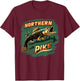 Cool Pike Fish Costume for Fishing Boys and Girls T-Shirt - T-Shirt | Maroon