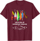 Life Is Full Of Important Choices Funny Fishing Lures T-Shirt - T-Shirt | Maroon