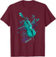 Music Notes Treble Clef Cellist Gift Orchestra Cello T-Shirt - T-Shirt | Maroon