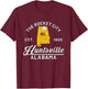 Huntsville Alabama Al Vintage The Rocket City Souvenir Gift T-Shirt - T-Shirt | Maroon