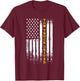 Tow Truck Operator Thin Yellow Line Wrecker Tow Truck Driver T-Shirt - T-Shirt | Maroon