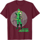 DC Comics Green Arrow Target Background T-Shirt - T-Shirt | Maroon