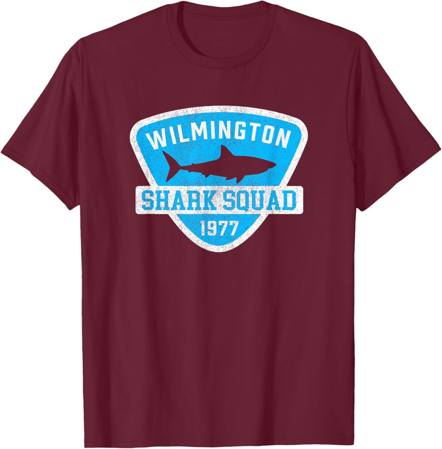 Kids Wilmington NC Shark Vacation Boys Girls Toddler T-Shirt - T-Shirt | Maroon