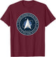 United States Space Force Logo Time To Kick Some Alien Ass T-Shirt - T-Shirt | Maroon