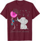 Elephant Brain Cancer Awareness - Brain Cancer Ribbon Gifts T-Shirt - T-Shirt | Maroon