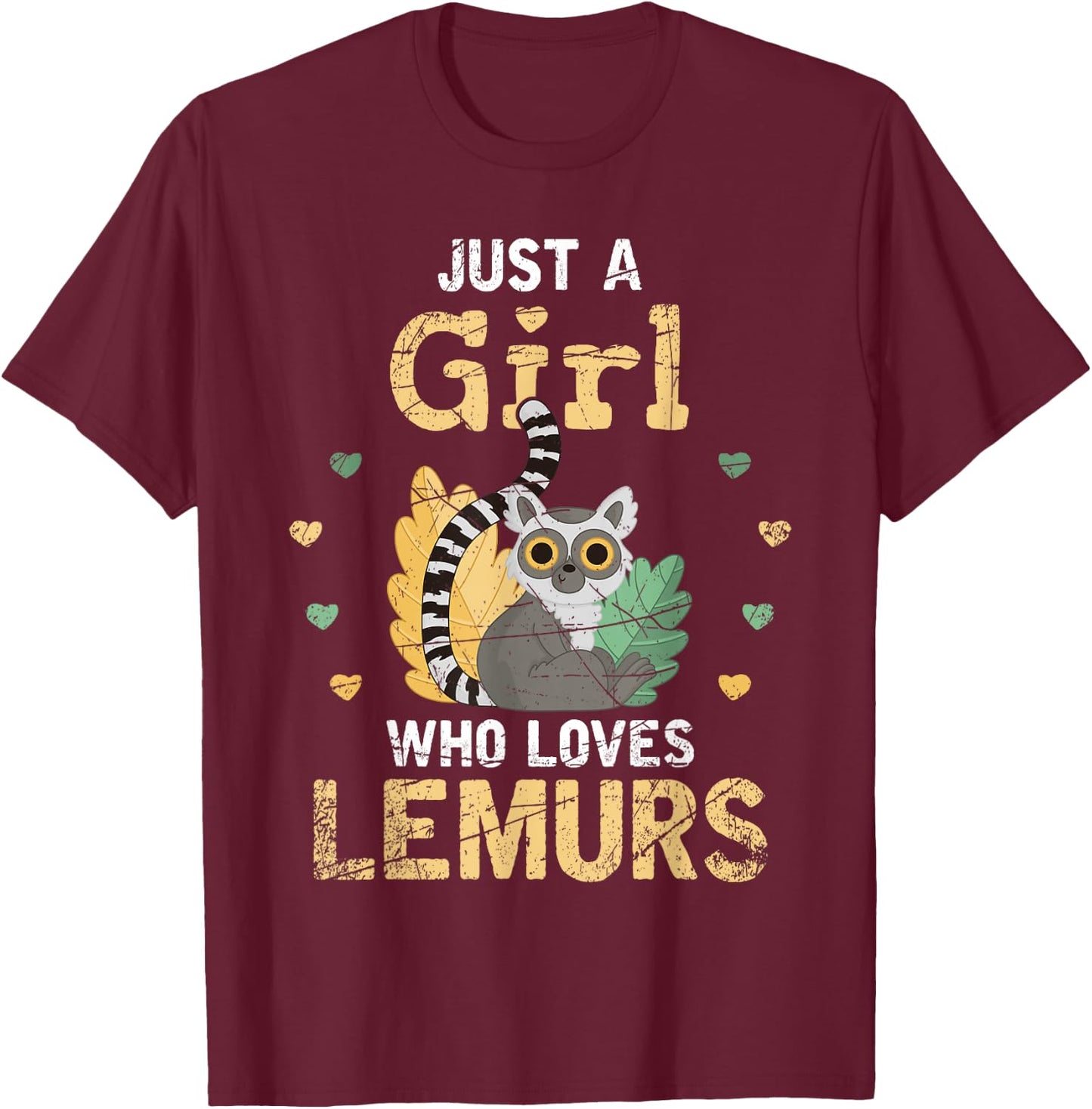 Madagascar Island Zoo Keeper Women Gift Lemur T-Shirt - T-Shirt | Maroon