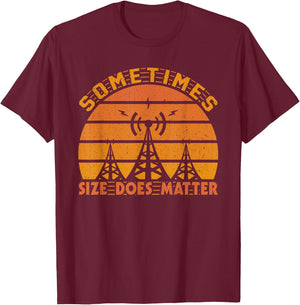 Ham Radio Funny Gift Hobby Birthday T-Shirt - T-Shirt | Maroon