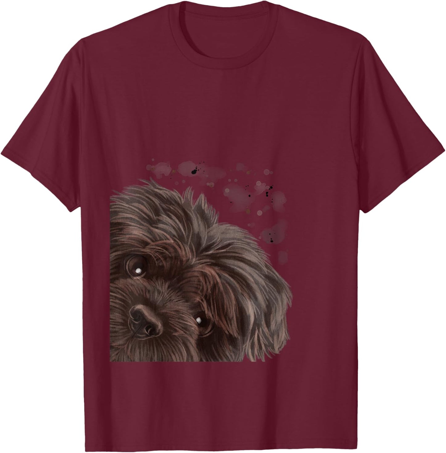 Funny Dog Affenpinscher Men Women Kids T-Shirt - T-Shirt | Maroon