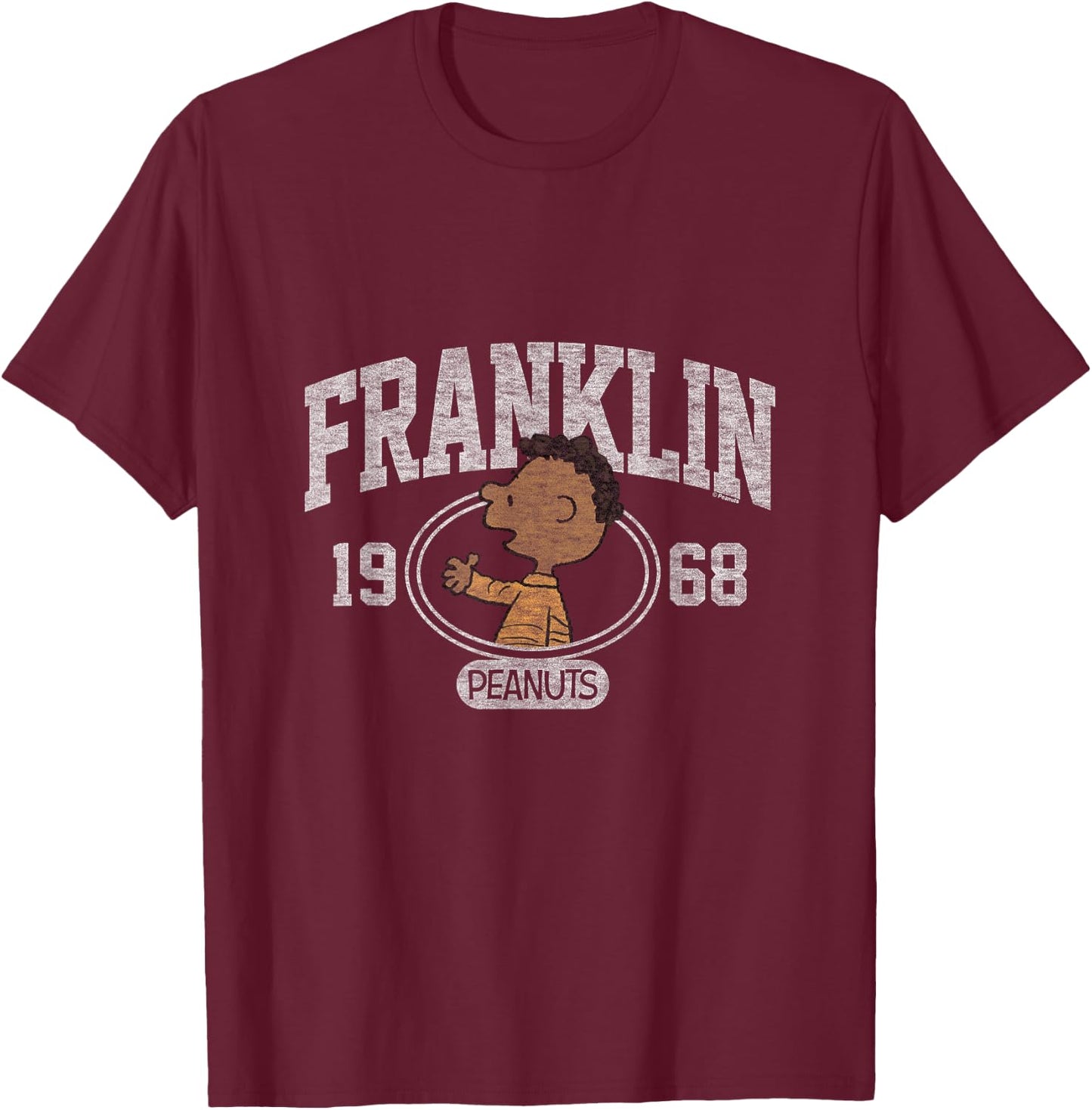 Peanuts - Franklin Collegiate1968 T-Shirt - T-Shirt | Maroon