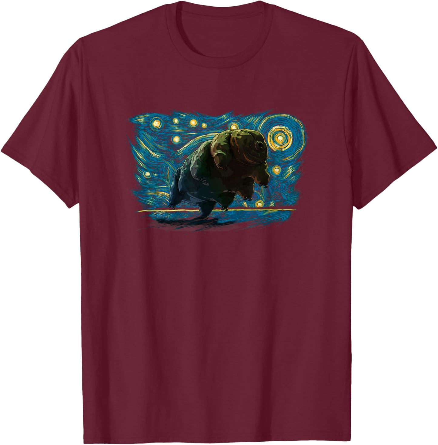 Retro Vintage Style Tardigrade T-Shirt - T-Shirt | Maroon