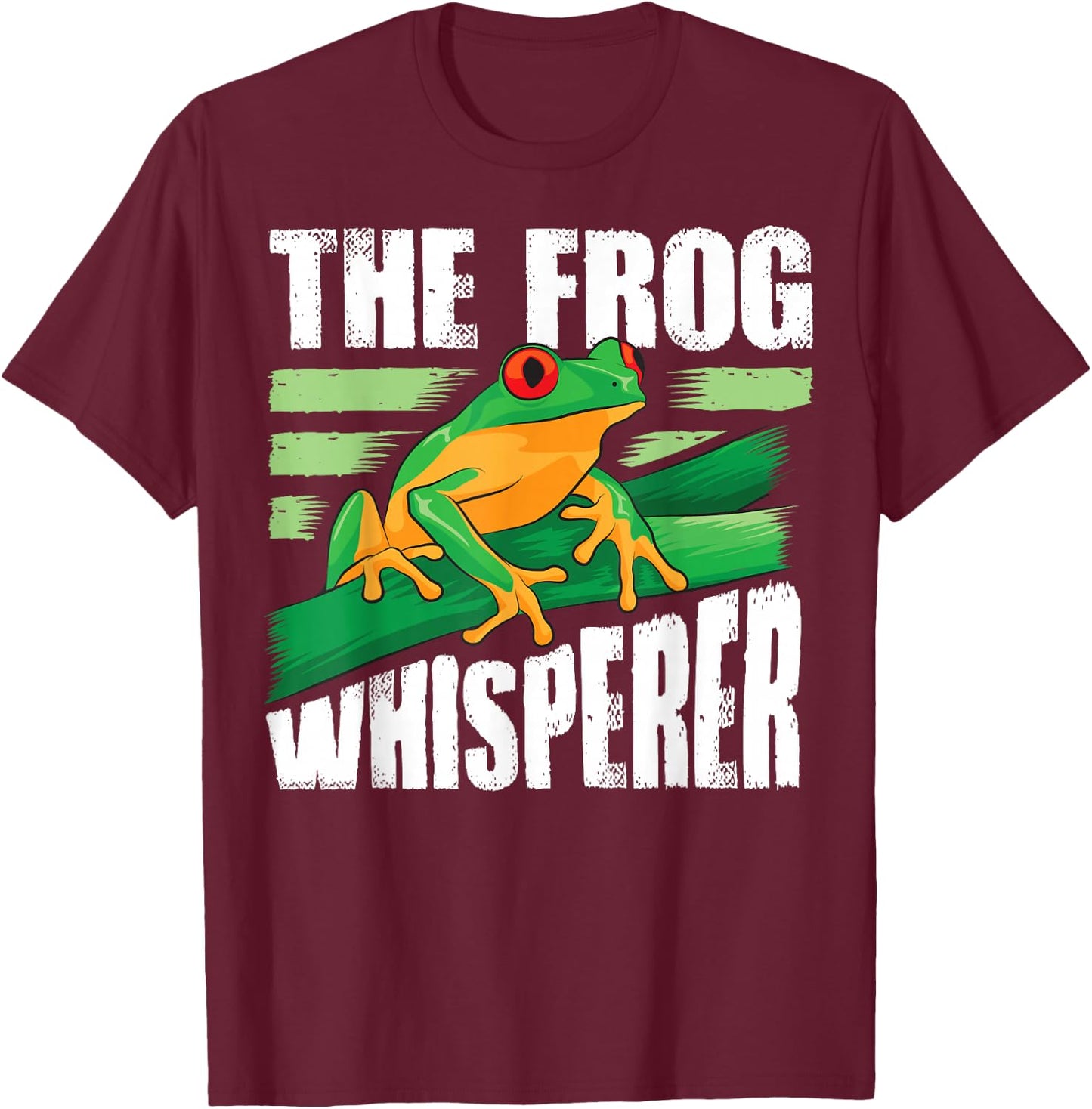 Funny The Frog Whisperer Gift | Cute Bullfrog Fan Boys Girls T-Shirt - T-Shirt | Maroon