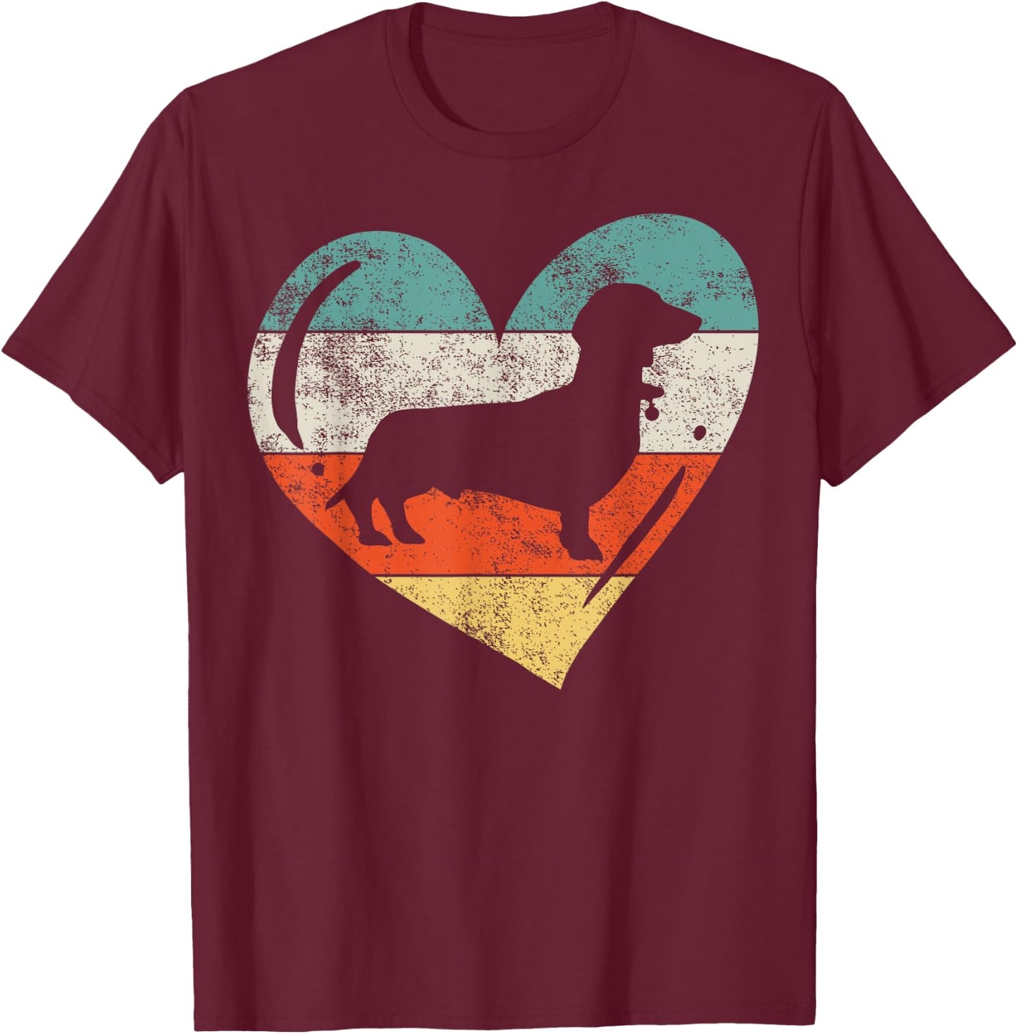 Dachshund T-Shirt - T-Shirt | Maroon