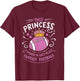 This Princess Finished In Last Place for Fantasy Football T-Shirt - T-Shirt | Maroon